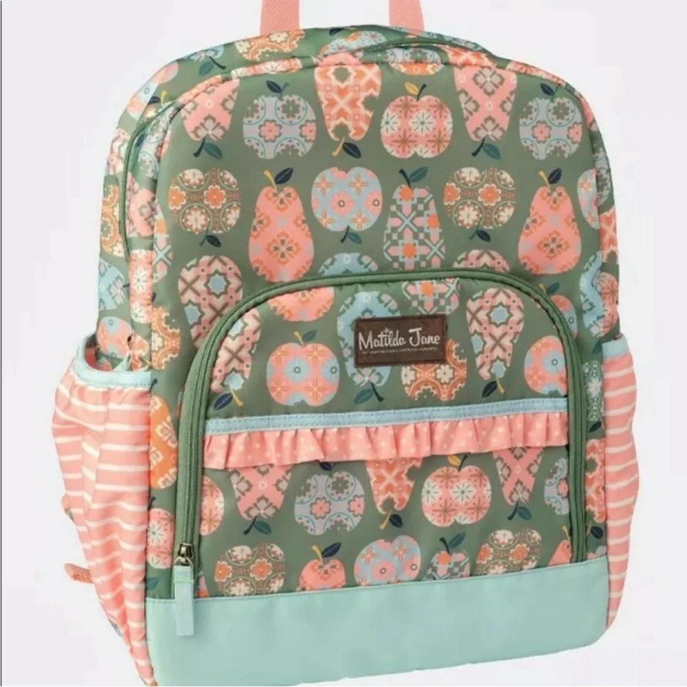 Matilda Jane Cece Apple Print Backpack
